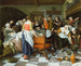 Feier der Geburt - Jan Steen — Ansicht des Kunstwerks