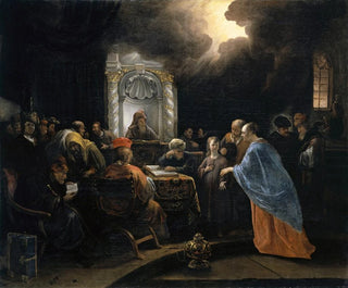 Der Christus unter den Schriftgelehrten - Jan Steen — Ansicht des Kunstwerks