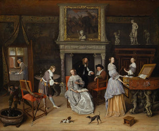 Jan Steen - Fantasy Interior with Jan Steen and the Family of Gerrit Schouten.webp