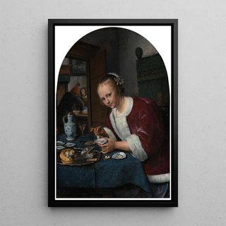 Jan Steen - Girl Eating Oysters.webp