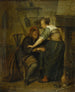 Gasthaus mit Gästen und Zofe - Jan Steen — Ansicht des Kunstwerks
