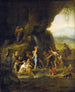 Moses schlägt den Felsen - Jan Steen — Ansicht des Kunstwerks