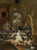 Portrait de Jacoba Maria van Wassenaer 1654-1683, connue sous le nom de La Basse-cour - Jan Steen — Ansicht des Kunstwerks