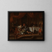 Samson und Dalila - Jan Steen — gerahmtes Bild an der Wand