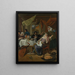 La Maison Dissolue - Jan Steen — gerahmtes Bild an der Wand
