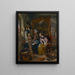 La leçon de dessin - Jan Steen — gerahmtes Bild an der Wand