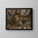 La Vie de l'homme - Jan Steen — gerahmtes Bild an der Wand