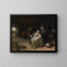 La jeune fille amoureuse - Jan Steen — gerahmtes Bild an der Wand