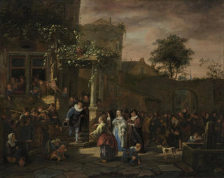 Le Mariage villageois - Jan Steen — Ansicht des Kunstwerks