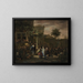 Le Mariage villageois - Jan Steen — gerahmtes Bild an der Wand