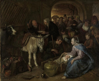 L'adoration des bergers - Jan Steen — Ansicht des Kunstwerks