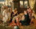 L'Adoration des Mages - Jan Swart van Groningen — Ansicht des Kunstwerks