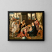 L'Adoration des Mages - Jan Swart van Groningen — gerahmtes Bild an der Wand