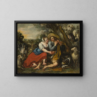 Szenen aus der Pastorale - Jan Thomas — gerahmtes Bild an der Wand