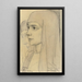 Portrait von Treesje Westermann Mutter Thérèse Huf de Bethani - Jan Toorop — gerahmtes Bild an der Wand