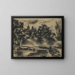 Olsany - Jan Trampota — gerahmtes Bild an der Wand