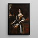 Portrait de Marie Casimire - Jan Tricius — gerahmtes Bild an der Wand