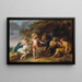 Der Urteil des Midas - Jan van den Hoecke — gerahmtes Bild an der Wand
