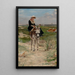 Die Promenade - Jan Verhas — gerahmtes Bild an der Wand