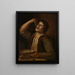 Junge beim Essen von Schoten - Jan Vermeer van Utrecht — gerahmtes Bild an der Wand