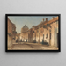 Rue du village - Jan Weissenbruch — gerahmtes Bild an der Wand