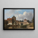 L'IJsselpoort à IJsselstein - Jan Weissenbruch — gerahmtes Bild an der Wand