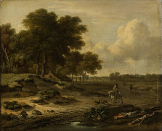 Landschaft mit Reiter - Jan Wijnants — Ansicht des Kunstwerks