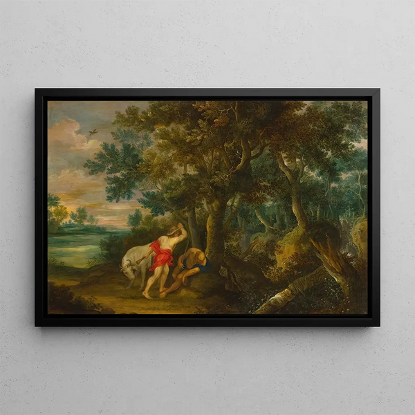 Merkur und Argus - Jan Wildens — gerahmtes Bild an der Wand