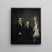 Louis Royer Bildhauer und Albertus Bernardus Roth Wechselstubenbesitzer Freund der Künste und Mäzen der Wissenschaften - Jan Willem Pieneman — gerahmtes Bild an der Wand