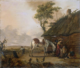Jan Wouwerman - A Piebald Horse.webp