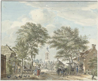 Vue de Scherpenzeel - Jan de Beijer — Ansicht des Kunstwerks