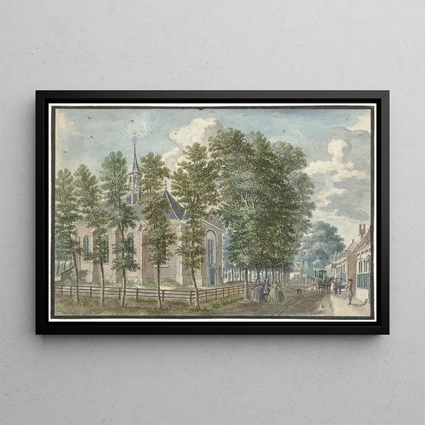 Jan de Beijer - Gezicht op de kerk van Bloemendaal.webp