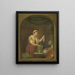 Die Haushaltshilfe - Jan de Ruyter — gerahmtes Bild an der Wand