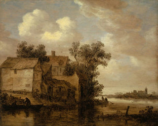 Flusslandschaft - Jan van Goyen — Ansicht des Kunstwerks