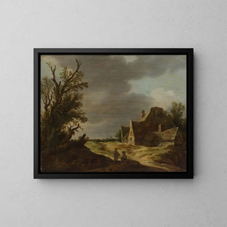 Jan van Goyen - Sandy Road with a Farmhouse.webp