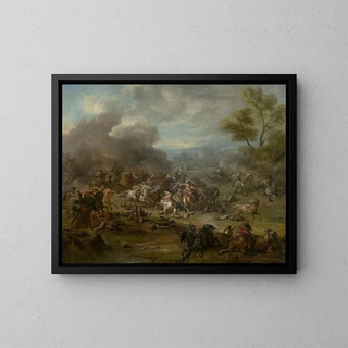 Jan van Huchtenburg - A battle scene.webp