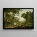 Landschaft im Arcadien - Jan van Huysum — gerahmtes Bild an der Wand