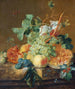 Stillleben mit Früchten (Konflikt der Fälle) - Jan van Huysum — Ansicht des Kunstwerks