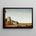 Haus im Landhausstil und Park - Jan van Nickele — gerahmtes Bild an der Wand