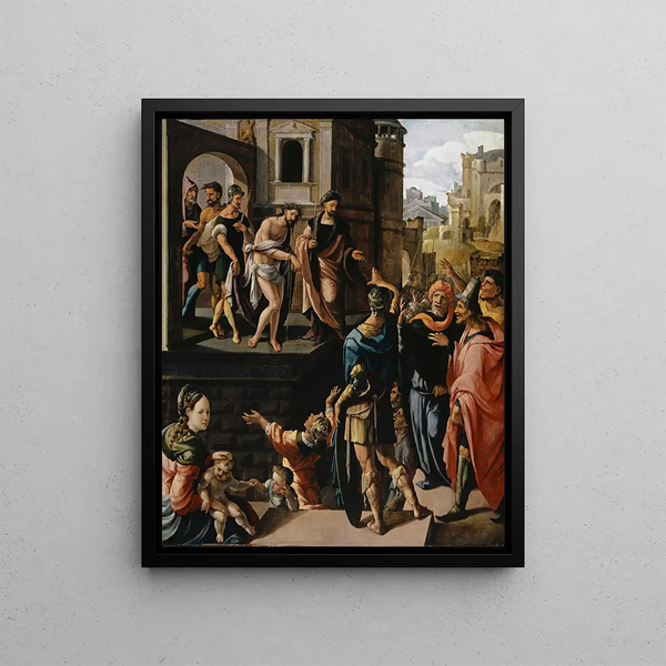 Voici l'homme - Jan van Scorel — gerahmtes Bild an der Wand