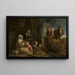 Campement de gitans - Jan van de Venne — gerahmtes Bild an der Wand