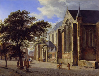Jan van der Heyden - Exterior of a Church.webp