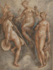 Drei Göttinnen: Minerva, Juno und Venus - Jan van der Straet — Ansicht des Kunstwerks