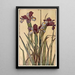 Iris-Gemälde - Jane P. Baker — gerahmtes Bild an der Wand