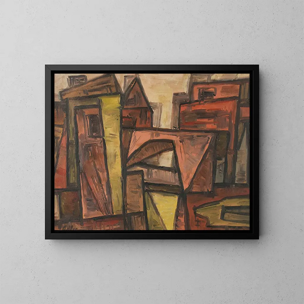 Ohne Titel - Jankel Adler — gerahmtes Bild an der Wand