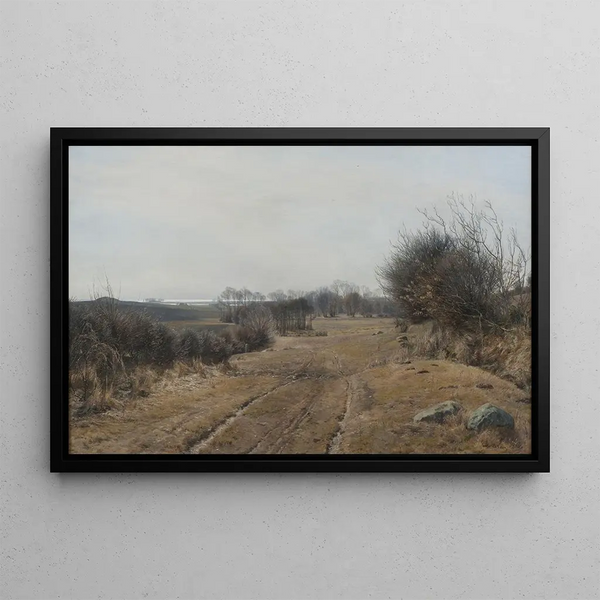 Der Weg - Janus la Cour — gerahmtes Bild an der Wand