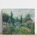 Reproduktion des Gemäldes Garten und Hühnerstall bei Octave Mirbeau, Les Damps - Camille Pissarro