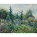 Reproduktion des Gemäldes Garten und Hühnerstall bei Octave Mirbeau, Les Damps - Camille Pissarro