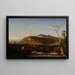Haus im Gebirge Catskill - Jasper Francis Cropsey — gerahmtes Bild an der Wand
