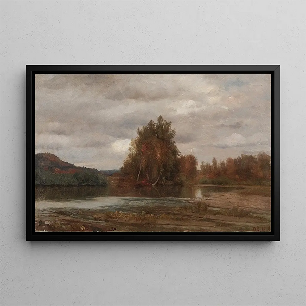 Jasper Francis Cropsey - Gray Day on the Esopus.webp
